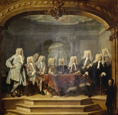 Regents of the Aalmoezeniersweeshuis Orphanage in Amsterdam, 1729 by Cornelis Troost