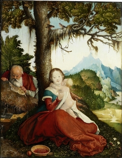 Rest on the Flight to Egypt by Hans Baldung Grien