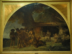 Retour d'une chasse à l'ours by Fernand Cormon