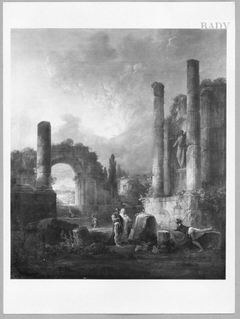 Ruines d'un temple by Hubert Robert