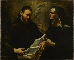 Saint Augustine and Saint Monica by Gioacchino Assereto