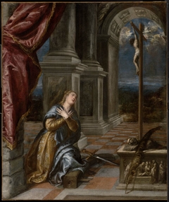 Saint Catherine of Alexandria at Prayer by Titian