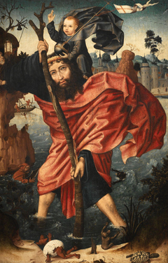 Saint Christopher by Master of Frankfurt