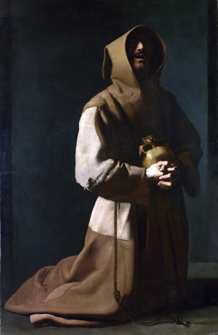 Saint Francis in Meditation by Francisco de Zurbarán