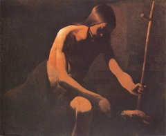 Saint Jean-Baptiste dans le désert by Georges de La Tour