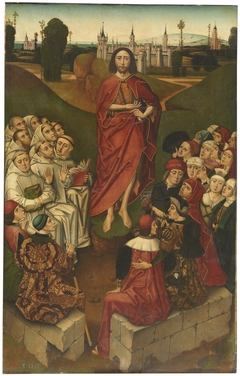 Saint John the Baptist Preaching by Master of Miraflores