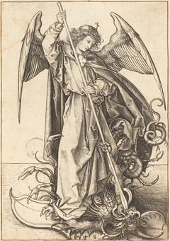 Saint Michael Slaying the Dragon by Martin Schongauer