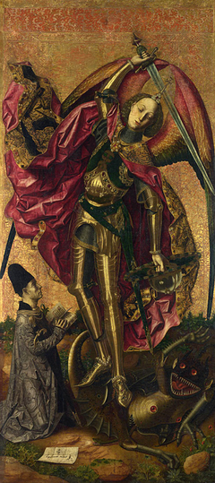 Saint Michael Triumphs over the Devil by Bartolomé Bermejo