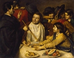 Sancho Panza Attended by his State Physician by Frederick Yeates Hurlstone