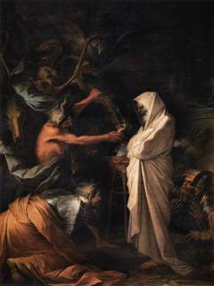 Saul and the Witch of Endor by Salvator Rosa