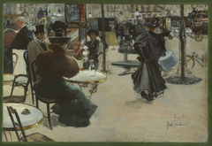 Scène de rue, dit aussi Terrasse d'un café by Anonymous