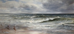 Sea Waves by Charles Thomas Burt