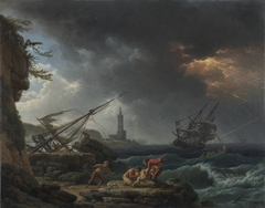 Seesturm: Die Gefahren des Meeres by Joseph Vernet