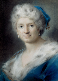 Self-Portrait as "Winter" by Rosalba Carriera