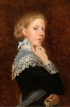 Self-portrait by Elise Ransonnet-Villez