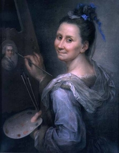 Self-portrait by Giovanna Fratellini