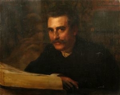 Sir Moses Jacob Ezekiel by Lawrence Alma-Tadema