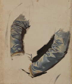 Sleeves of King's  Attire. Study to the Painting "The Death of Barbara Radziwiłł" by Józef Simmler