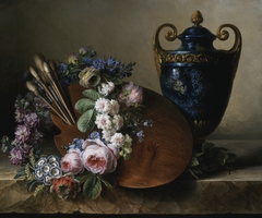 Still Life, an Homage to Van Spaendonck by Charlotte Eustace Sophie de Fuligny-Damas