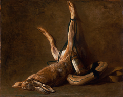 Still Life with a Hare by Jean-Baptiste-Siméon Chardin