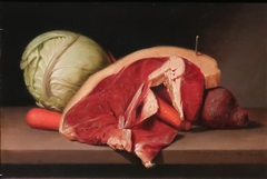 Still Life with Steak by Raphaelle Peale