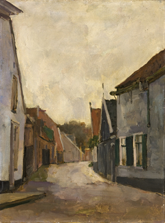 Straatje op Texel by Floris Verster