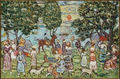 Sunset by Maurice Prendergast