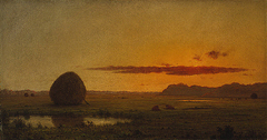 Sunset, Newburyport Meadows by Martin Johnson Heade