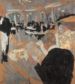 Szene im Café by Édouard Vuillard