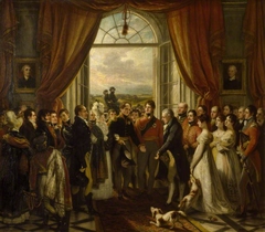 The Allied Sovereigns at Petworth, 24 June, 1814 by Thomas Phillips