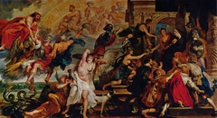 The Apotheosis of Henri IV and the Proclamation of the Regency of Marie de Médicis by Peter Paul Rubens