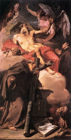 The Apotheosis of Saint Jerome with Saint Peter of Alcántara and Antonino da Patti by Giambattista Pittoni