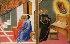 The Apparition of St. Jerome to Sulpicius Severus by Sano di Pietro