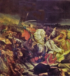 The Battle of Kulikovo by Adolphe Yvon