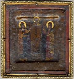 The Christ Child with Saints Boris and Gleb by Anonymous