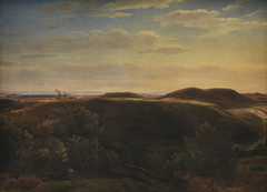 The Coast of Jutland Seen from Mølleknap Hills in Funen by Dankvart Dreyer