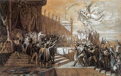 The Distribution of the Eagle Standards by Jacques-Louis David