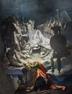 The dream of Ossian by Jean-Auguste-Dominique Ingres