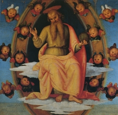 The eternal blessing giver by Pietro Perugino