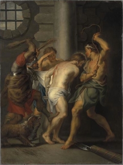 The flagellation of Christ by Jacob Andries Beschey