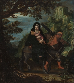 The flight into Egypt by Pieter Lastman