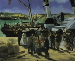 The Folkestone Boat, Boulogne by Edouard Manet