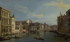 The Grand Canal in Venice from Palazzo Flangini to Campo San Marcuola by Canaletto