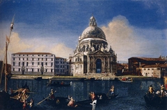 The Grand Canal with Santa Maria della Salute by Michele Marieschi