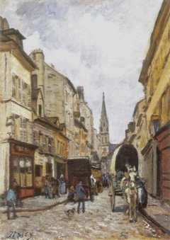 The Grand-Rue in Argenteuil by Alfred Sisley