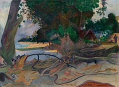 The Hibiscus Tree (Te Burao) by Paul Gauguin