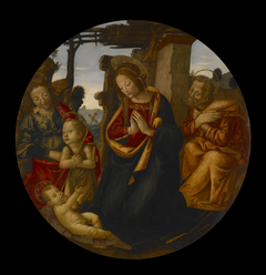 The Holy Family with St. John the Baptist and an Angel by Master of Naumburg