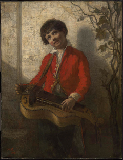 The Hurdy-Gurdy Boy by William Morris Hunt