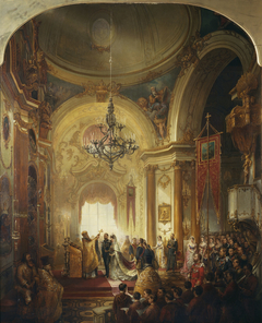 The Marriage of Prince Alfred, Duke of Edinburgh, 23 January 1874 by Nicholas Chevalier