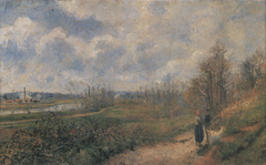 The Path to Le Chou, Pontoise by Camille Pissarro